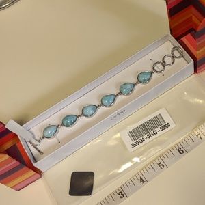 Gem Insider Jewelry - Larimar & Sterling silver bracelet Gem Insider Jewelry - Larimar & Sterling silver bracelet